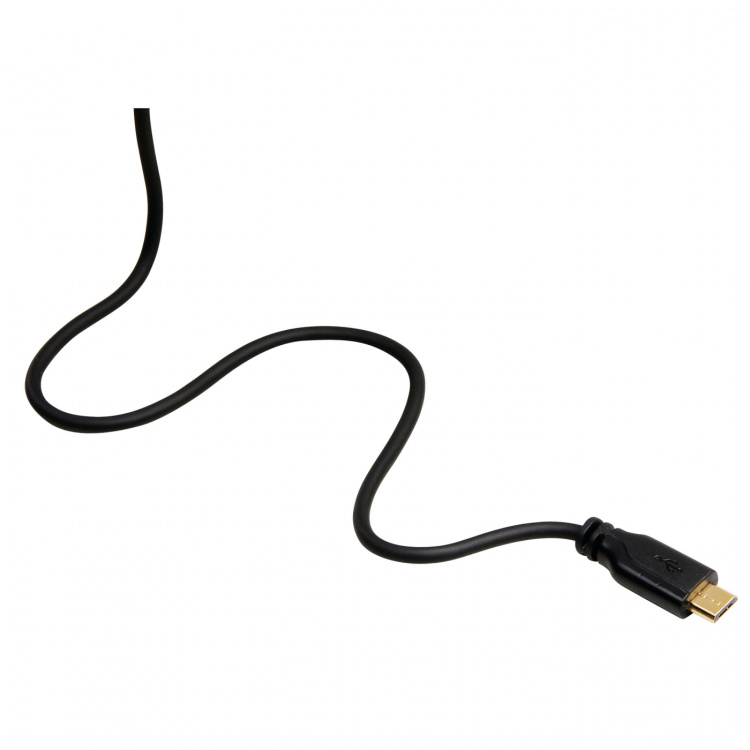 Hama USB-Kabel USB-USB-Micro 0,75 m. Gold Plated Black