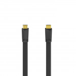 Hama HDI Cable Ethernet Flat Black 3m Hama HDI Cable Ethernet Flat Black 3m