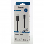 Hama Cable USB-Mini-B to USB-A USB 2.0 1.5m Hama Cable USB-Mini-B to USB-A USB 2.0 1.5m