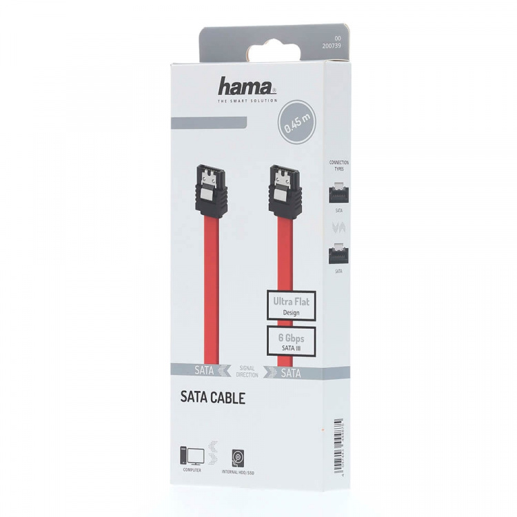Hama SATA Serial-ATA III 6 Gbit/s Cable Internal 0.45m