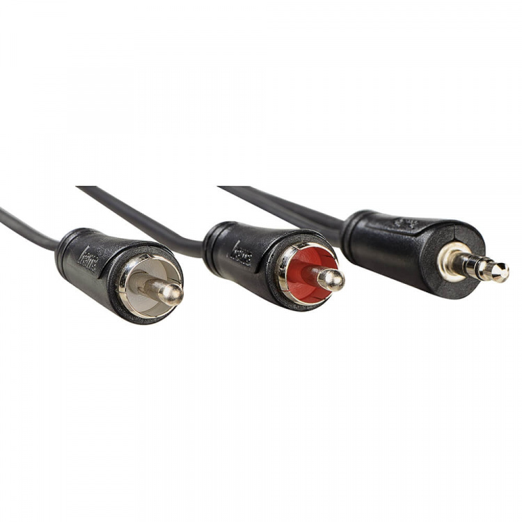 Hama Cable Audio 3.5-2x RCA Black 3.0m Hama Cable Audio 3.5-2x RCA Black 3.0m