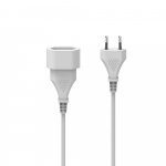 Hama Extension Cable Euro Plug White 3.0m