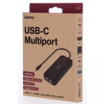 Hama USB-C Hub Multi 6x Ports USB-A USB-C HDMI LAN Hama USB-C Hub Multi 6x Ports USB-A USB-C HDMI LAN