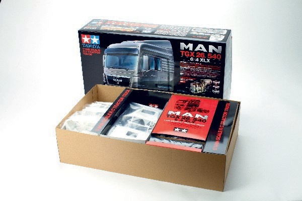 希少 TAMIYA MAN TGX 26.540 6x4 XLX 1/14 NEW Tamiya 1/14 MAN TGX 26.540 6x4 XLX Semi Kit FREE US SHIP