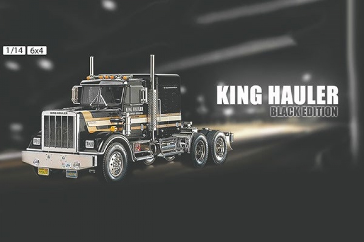 TAMIYA 1/14 King Hauler (Pre-Painted Black)