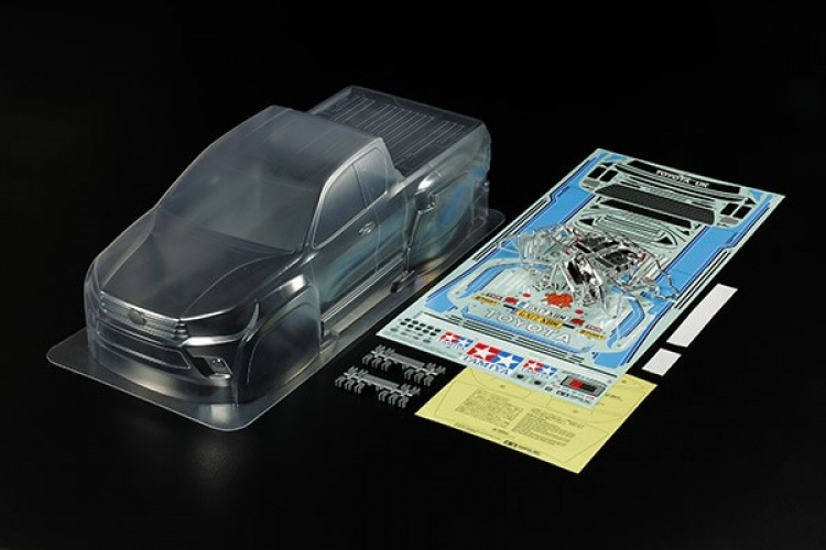 TAMIYA 1/10 Scale R/C Toyota Hilux Extra Cab Body Parts S TAMIYA 1/10 Scale R/C Toyota Hilux Extra Cab Body Parts S
