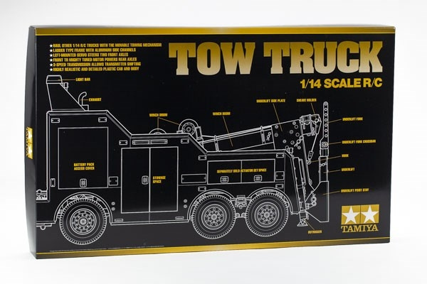 Tamiya tow truck shop