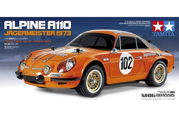 TAMIYA ALPINE A110 1/10 RCレーシングカー Rc Renault Alpine A110 '71 M06 Monte Carlo / Tamiya USA