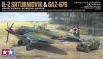 TAMIYA 1/48 Ilyushin IL-2 Shturmovik & GAZ-67B Set TAMIYA 1/48 Ilyushin IL-2 Shturmovik & GAZ-67B Set