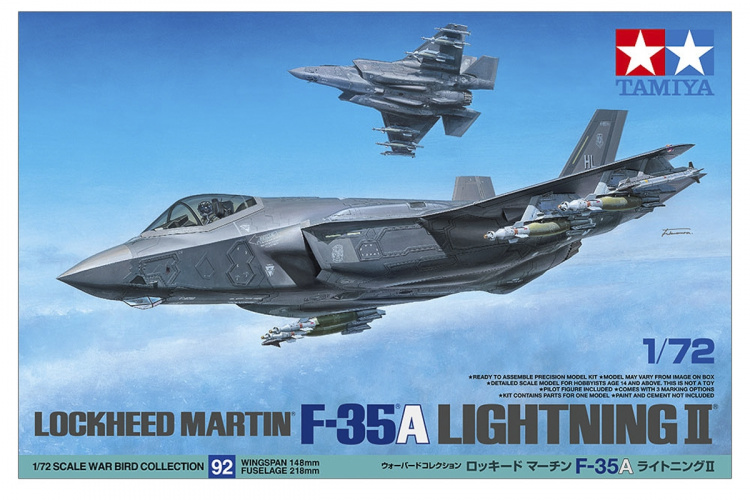 TAMIYA 1/72 Lockheed Martin® F-35®A Lightning ?® TAMIYA 1/72 Lockheed Martin® F-35®A Lightning ?®