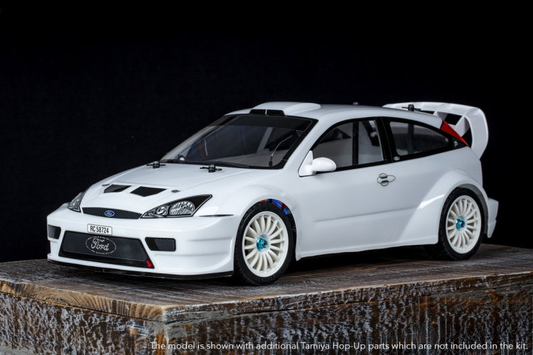 TAMIYA 1/10 R/C 2003 Ford Focus RS Custom (TT-02)