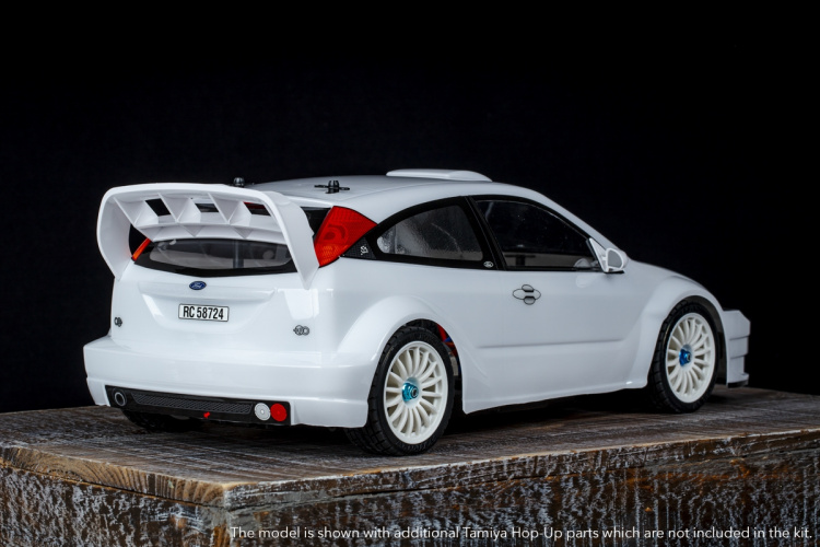 TAMIYA 1/10 R/C 2003 Ford Focus RS Custom (TT-02)