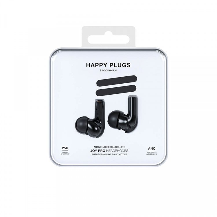 Happy Plugs Headphone Joy Pro In-Ear ANC Black Happy Plugs Headphone Joy Pro In-Ear ANC Black
