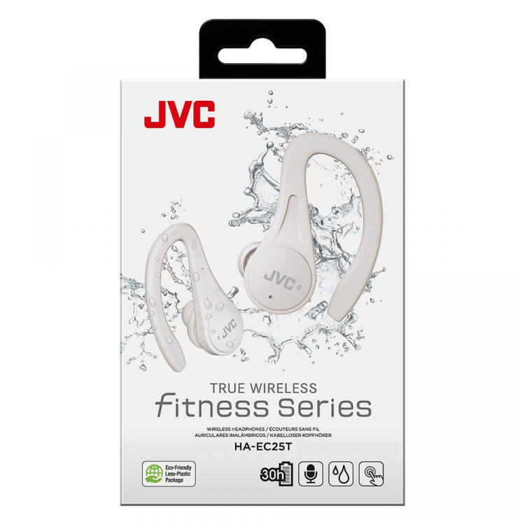 JVC Hörlur In-Ear True Wireless Sports Vit HA-EC25T-W-U JVC Hörlur In-Ear True Wireless Sports Vit HA-EC25T-W-U