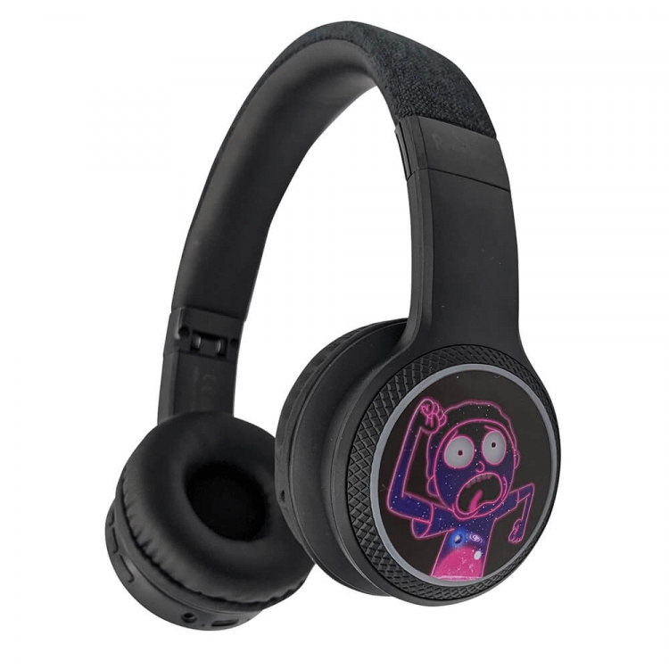 RICK&MORTY Rick & Morty Headphone Wireless LED On-Ear RICK&MORTY Rick & Morty Headphone Wireless LED On-Ear