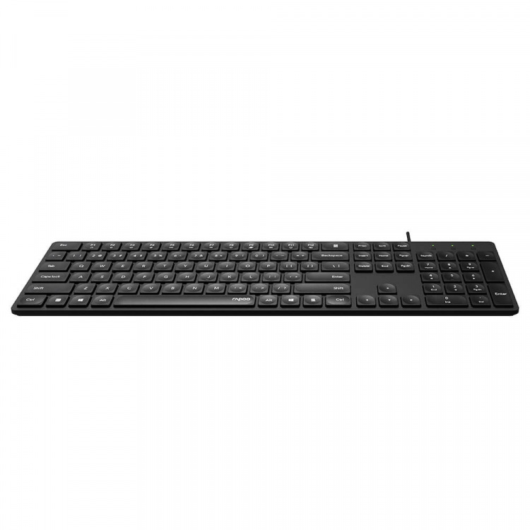 Rapoo Keyboard NK8020 USB Wired Black Rapoo Keyboard NK8020 USB Wired Black