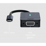 Rapoo Adapter USB-C UCA-1003 USB-C to VGA Rapoo Adapter USB-C UCA-1003 USB-C to VGA