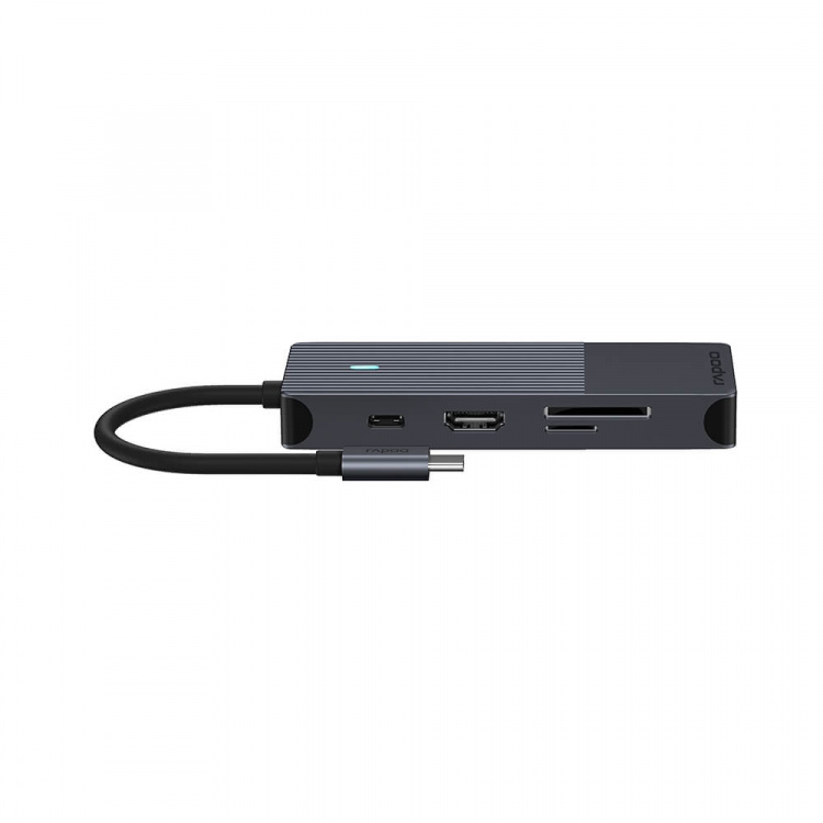 Rapoo Multiport USB-C UCM-2004 8-i-1 USB-C-Adapter Rapoo Multiport USB-C UCM-2004 8-i-1 USB-C-Adapter