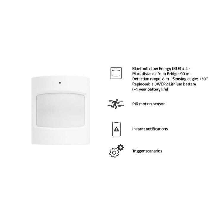 Hombli Smart Bluetooth PIR Motion Sensor White Hombli Smart Bluetooth PIR Motion Sensor White