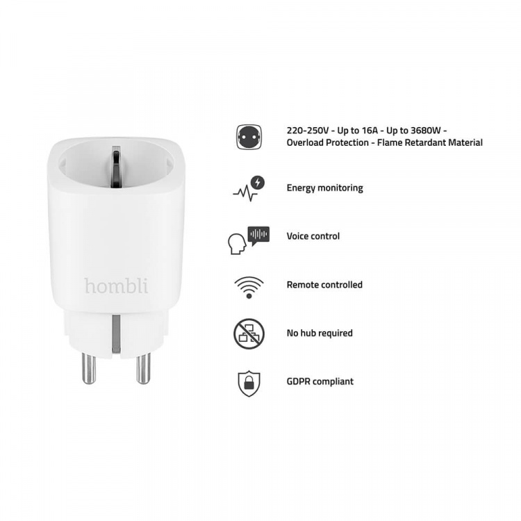 Hombli EU Smart Plug White