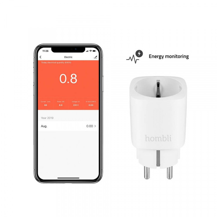 Hombli EU Smart Plug Promo Pack 2+1 White