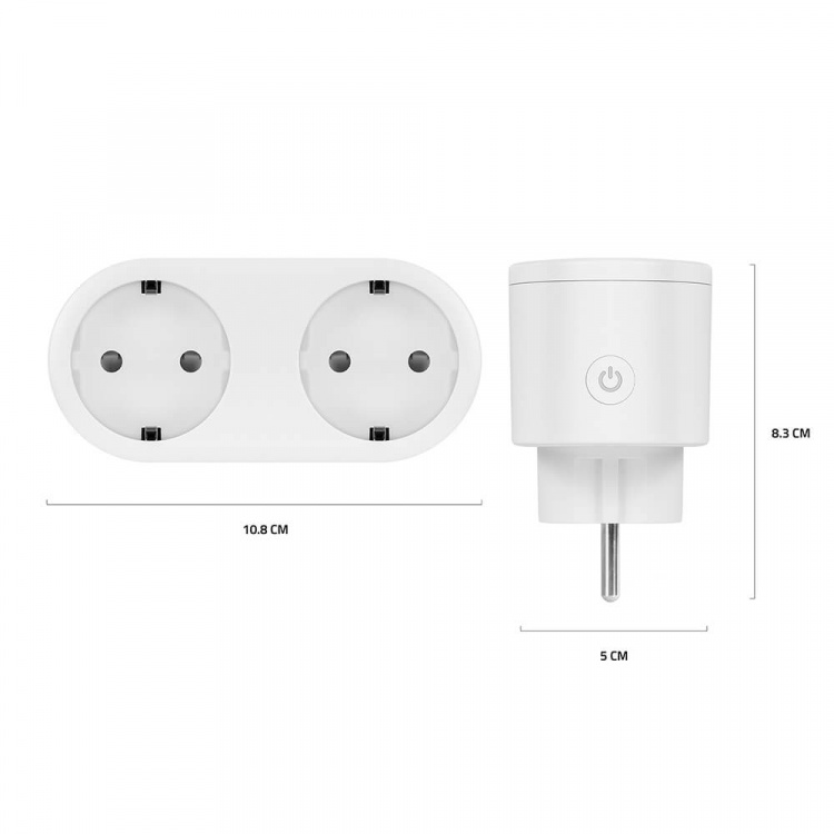 Hombli EU Smart Plug Duo White