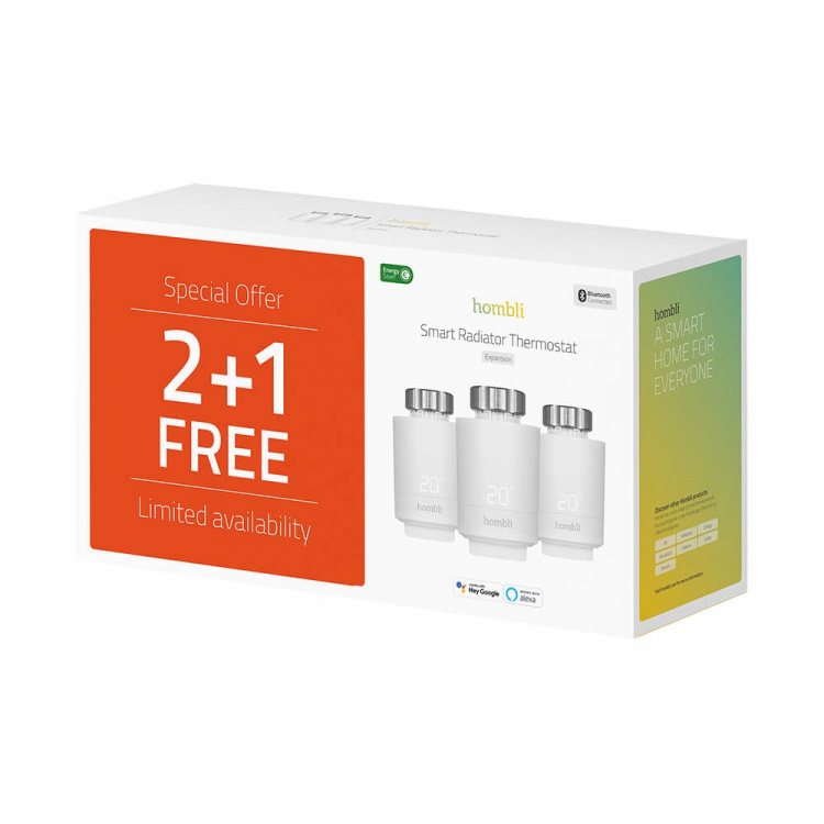 Hombli Smart Termostat Expansionspaket (2+1)