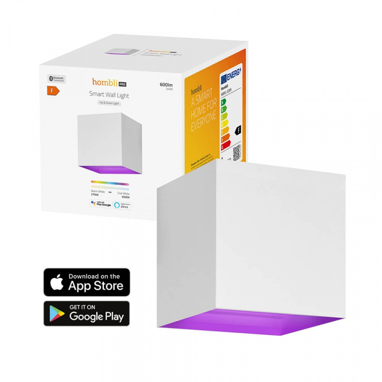 Hombli Outdoor Smart Light Wallmount RGB CCT White