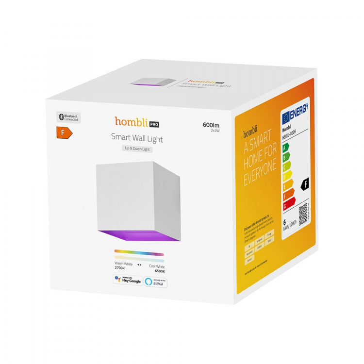 Hombli Outdoor Smart Light Wallmount RGB CCT White