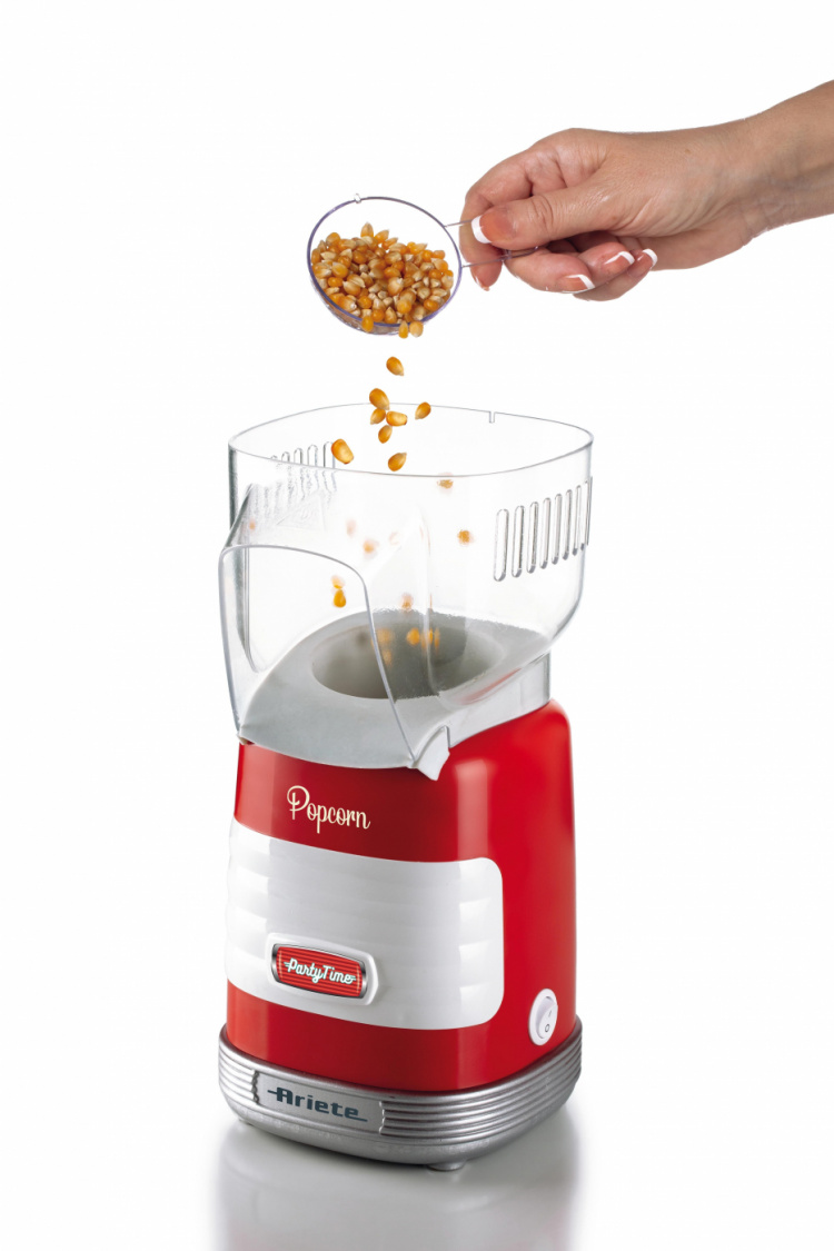 Ariete Party Time popcorn Red