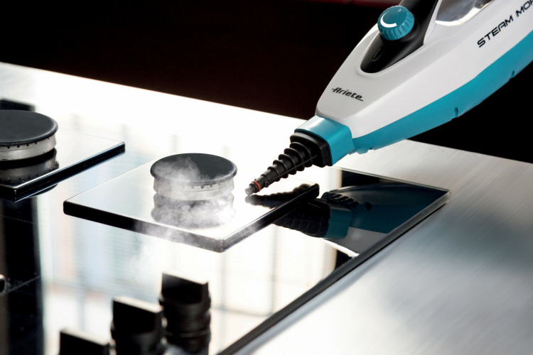 Ariete Steam Mop 10 In 1 Foldable- White/Blue- FYNDVARA 