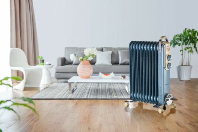 Ariete Vintage oilradiator 2500w 11 fins, Blue