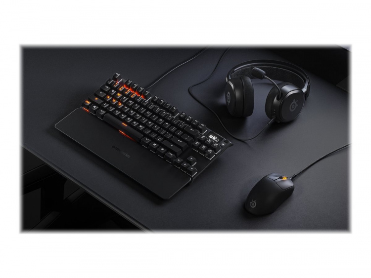 SteelSeries Pro Series PRIME Optisk Kabling Sort