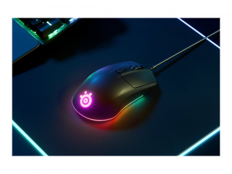 SteelSeries Rival 3 Optisk Kabling Sort SteelSeries Rival 3 Optisk Kabling Sort