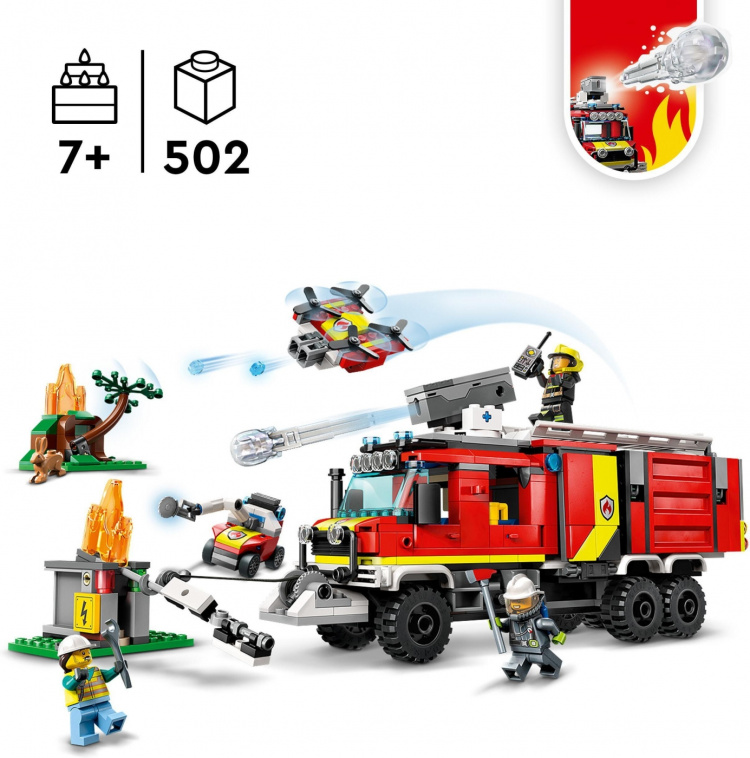 LEGO City Fire 60374 - Fire Command Truck