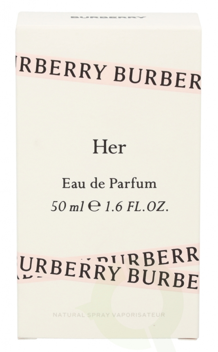 Burberry Her Edp Spray carton @ 1 bottle x 50 ml