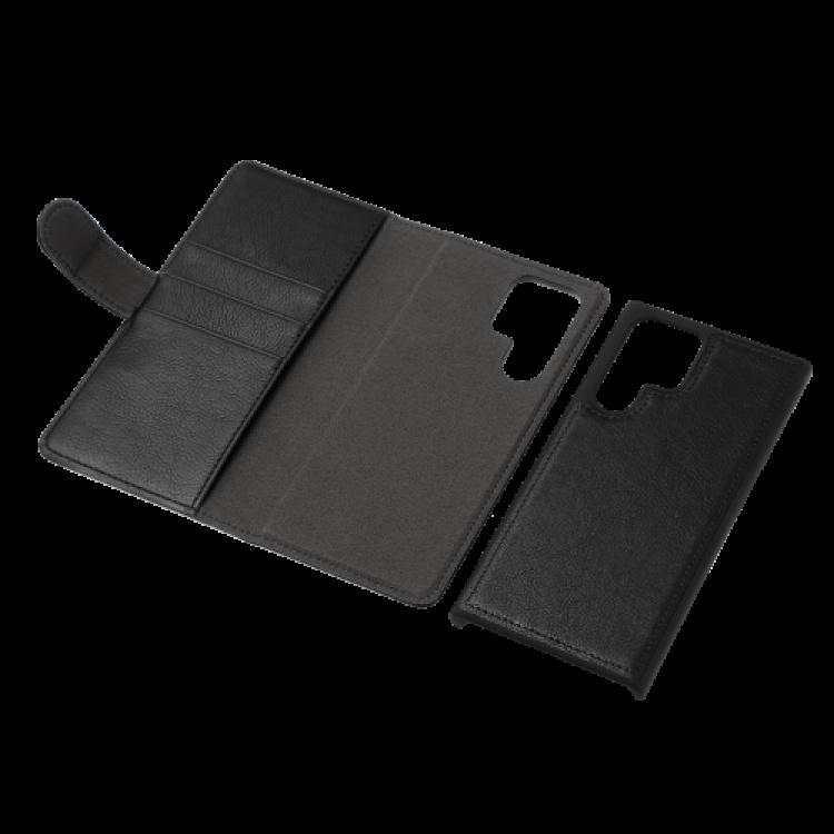 essentials Samsung Galaxy S22 Ultra PU wall,detac,3 card,Blk essentials Samsung Galaxy S22 Ultra PU wall,detac,3 card,Blk