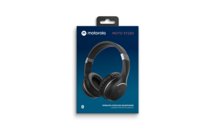 motorola Moto XT 220 Headphone over-ear BT wireless Black