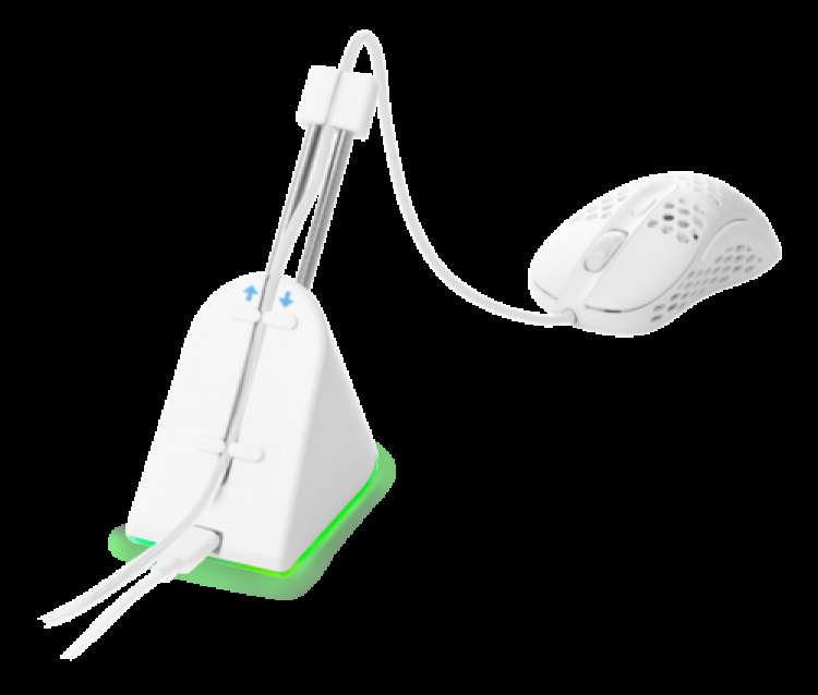 deltaco_gaming Mouse Bungee, vit/RGB