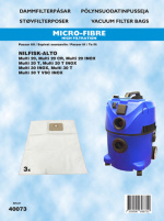 hanestroem Dammsugarpåsar Hanestrom Nilfisk-Alto Multi 3P