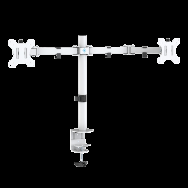 deltaco_gaming WHITE LINE WA86 Dual-monitor desk arm, 13-32