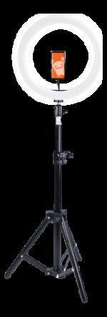 GADGETMONSTER Vlogging Kit - Complete Vlogging Kit with LED Ring Light and Floor Stand