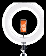 GADGETMONSTER Vlogging Kit - Complete Vlogging Kit with LED Ring Light and Floor Stand