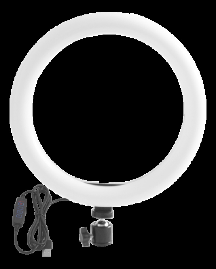 GADGETMONSTER Vlogging Kit - Complete Vlogging Kit with LED Ring Light and Floor Stand