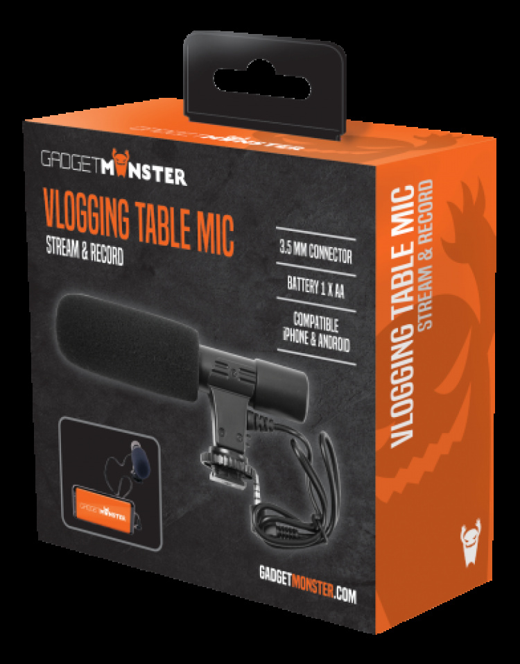 gadgetmonster Vlogging Table Mic