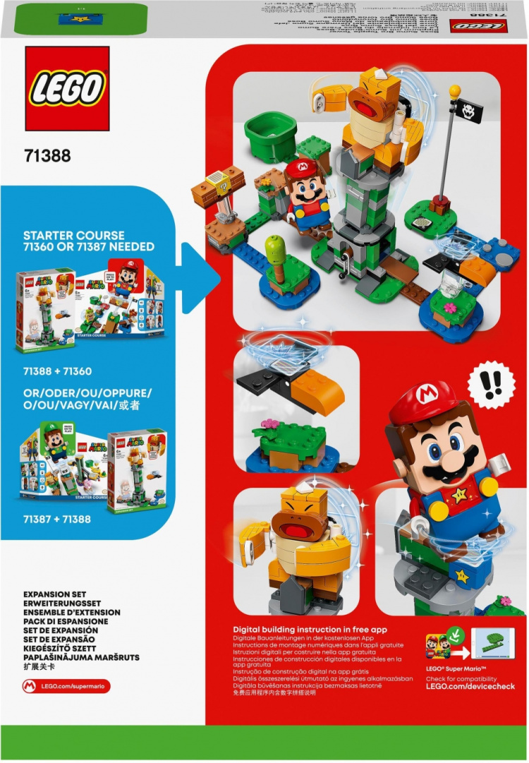 LEGO Super Mario 71388 - Boss Sumo Bro Topple Tower Expansion Set