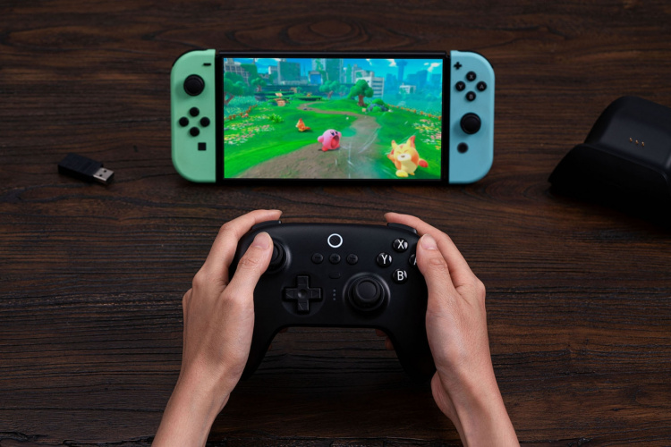 8BitDo Ultimate Bluetooth Controller, Black, Switch / PC