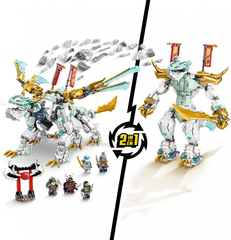 LEGO Ninjago 71786 - Zane’s Ice Dragon Creature