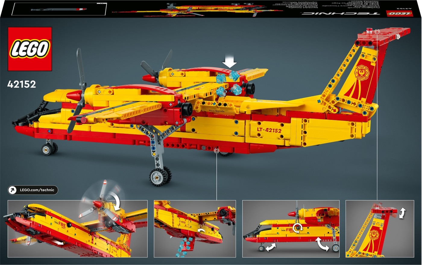 Lego Technic Fire Plane Buy LEGO Technic 42152 Firefighter