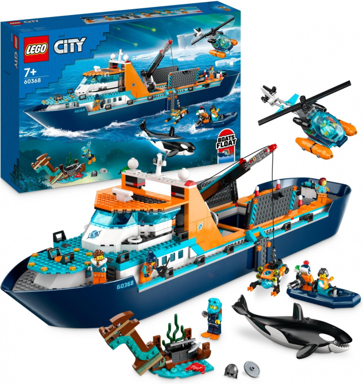 LEGO City Exploration 60368 - Arctic Explorer Ship LEGO City Exploration 60368 - Arctic Explorer Ship